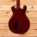 Eastman SB55DCv semi-hollow electric guitar antique classic finish with f-hole and arched back