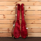 Gibson Les Paul Junior vintage tobacco sunburst electric guitar with P90 pickup and red velvet case