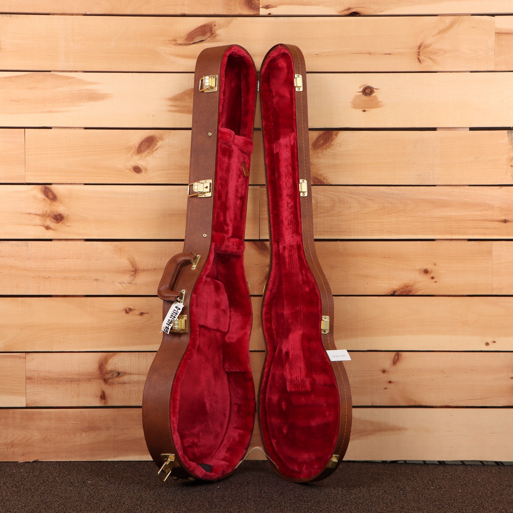 Gibson Les Paul Junior vintage tobacco sunburst electric guitar with P90 pickup and red velvet case