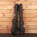 Eastman SB55DCV antique classical guitar case brown with black velvet interior