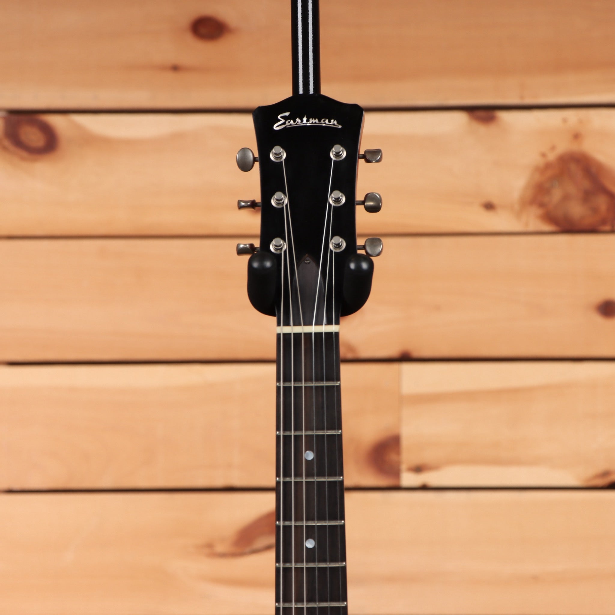 Eastman SB55DCV semi-hollow electric guitar antique classic finish with dual humbuckers and rosewood fretboard