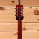 Eastman SB55dcv semi-hollow electric guitar antique classic red with chrome tuners and f-holes