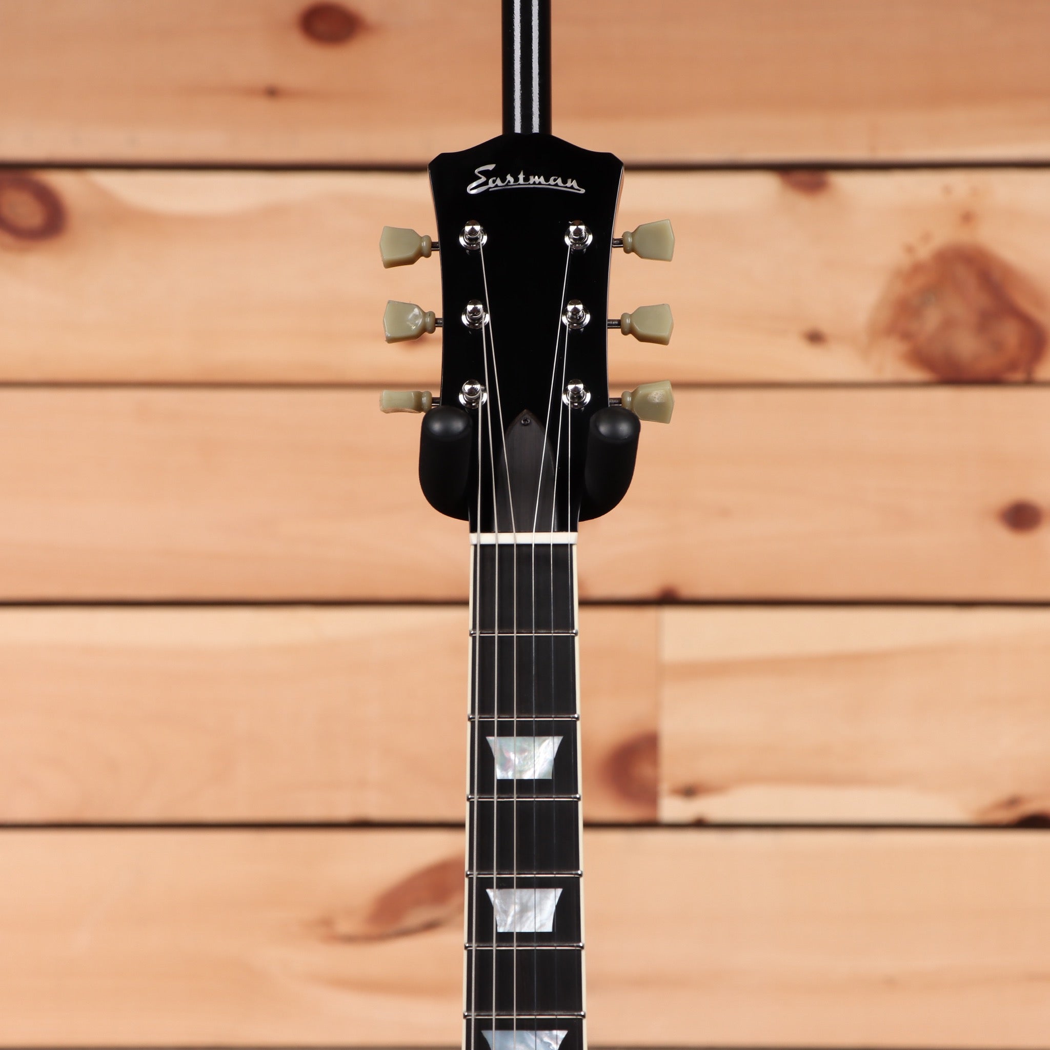 Eastman SB59 semi-hollow body electric guitar goldburst finish with maple neck and dual humbuckers