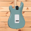 Paul Reed Smith SE Silver Sky maple electric guitar Stone Blue with white pickguard