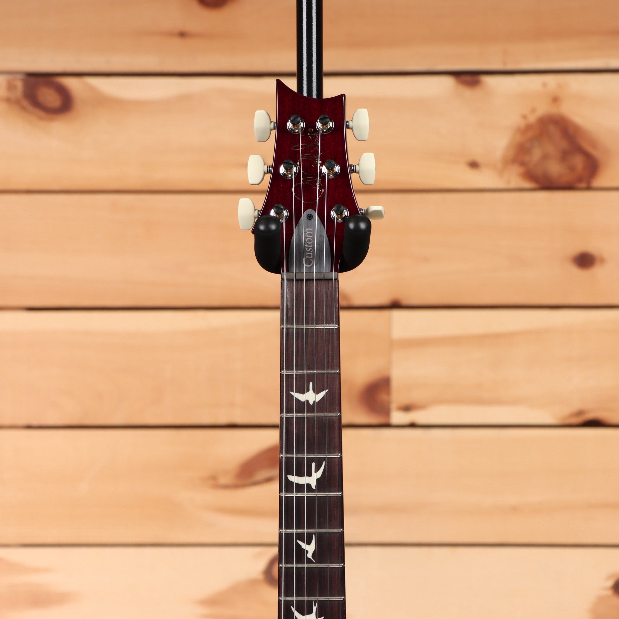 Paul Reed Smith S2 Custom 24 electric guitar faded gray black purple burst with rosewood fretboard and bird inlays