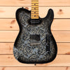 Fender Custom Shop Limited '68 Black Paisley Telecaster Relic - Black Paisley