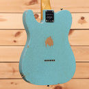 Fender Custom Shop Limited 1961 Telecaster Relic electric guitar Daphne Blue Sparkle aged finish with single-coil pickups