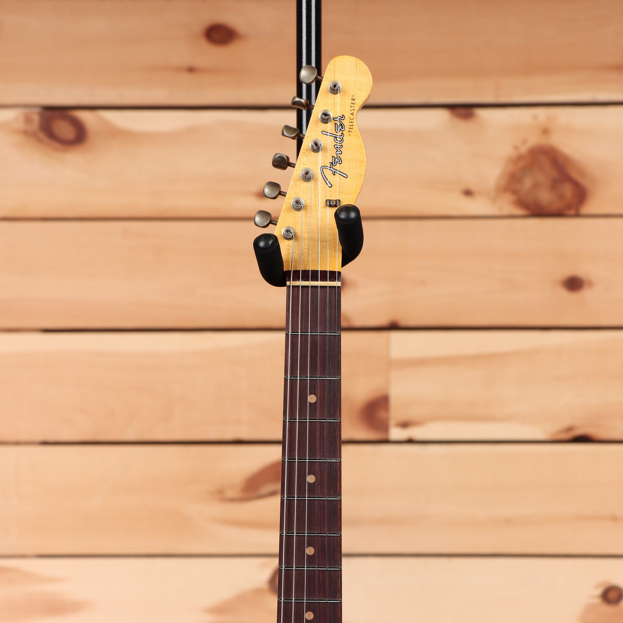 Fender Custom Shop Limited 1961 Telecaster Relic electric guitar Aged Daphne Blue Sparkle with maple neck