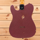 Fender Custom Shop Limited 1961 Telecaster Relic electric guitar Aged Champagne Sparkle with single-coil pickups