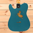 Fender Custom Shop Limited 1965 Telecaster Custom electric guitar Ocean Turquoise heavy relic finish with single-coil pickups