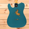 Fender Custom Shop Limited 1965 Telecaster Custom Heavy Relic - Ocean Turquoise over 3 Color Sunburst