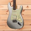 Fender Custom Shop Ltd 1964 Stratocaster Journeyman Relic electric guitar Inca Silver with single-coil pickups