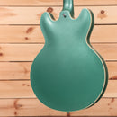 Gibson PSL-1964 ES-335 semi-hollow electric guitar Kerry Green aged finish with cream binding