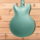 Gibson PSL-1964 ES-335 semi-hollow electric guitar Kerry Green aged two-tone finish with f-holes