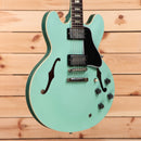 Gibson PSL-1964 ES-335 Ultra-Light semi-hollow electric guitar Kerry Green two-tone with dual humbuckers