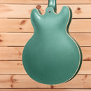 Gibson PSL 1964 ES-335 semi-hollow electric guitar Kerry Green two-tone with cream binding