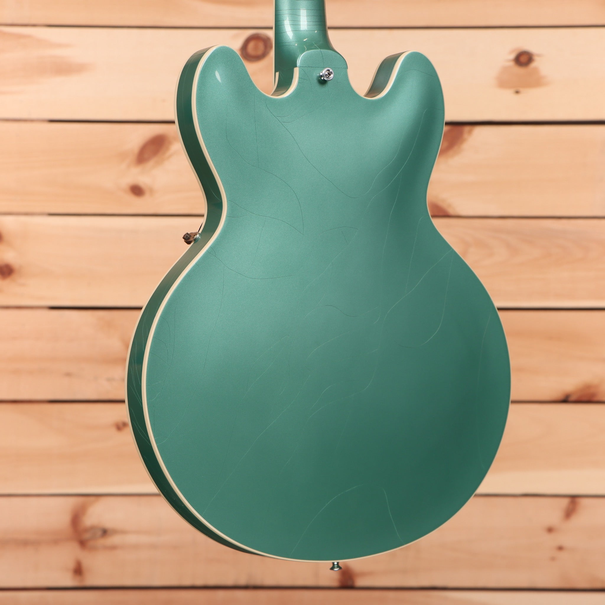 Gibson PSL 1964 ES-335 Ultra-Light semi-hollow electric guitar Kerry Green two-tone with white binding