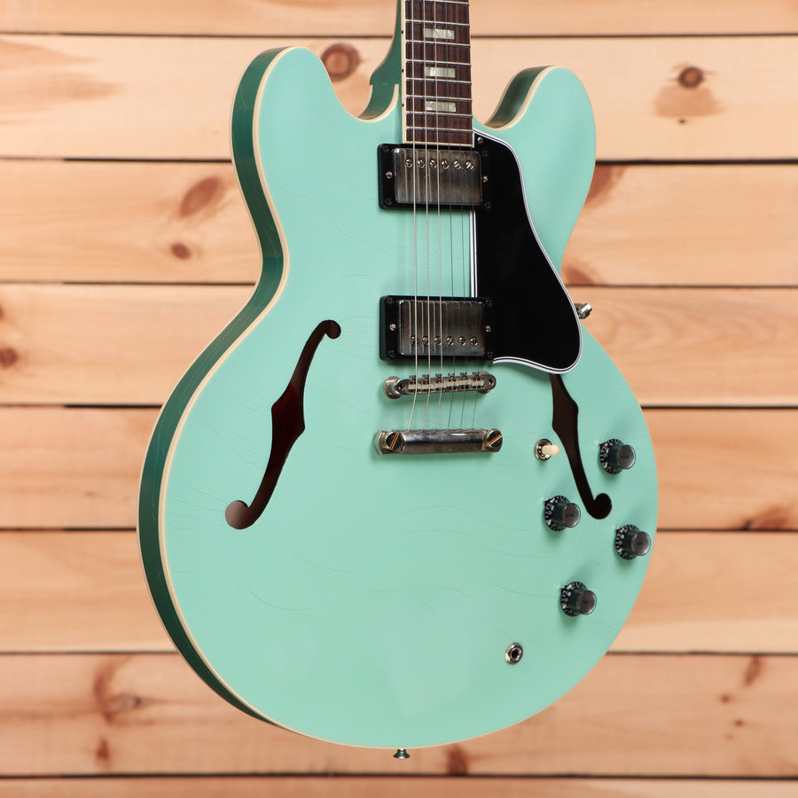 Gibson PSL-1964 ES335 semi-hollow electric guitar Kerry Green two-tone with dual humbuckers and f-holes