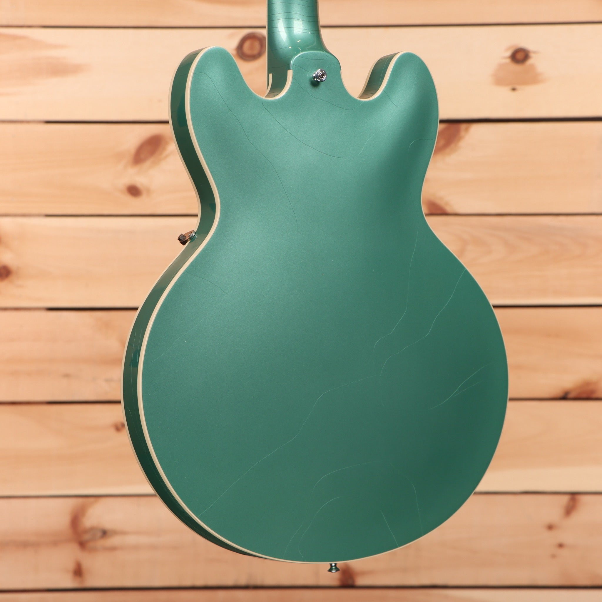 Gibson PSL 1964 ES-335 semi-hollow electric guitar Kerry Green with aged two-tone finish and f-holes