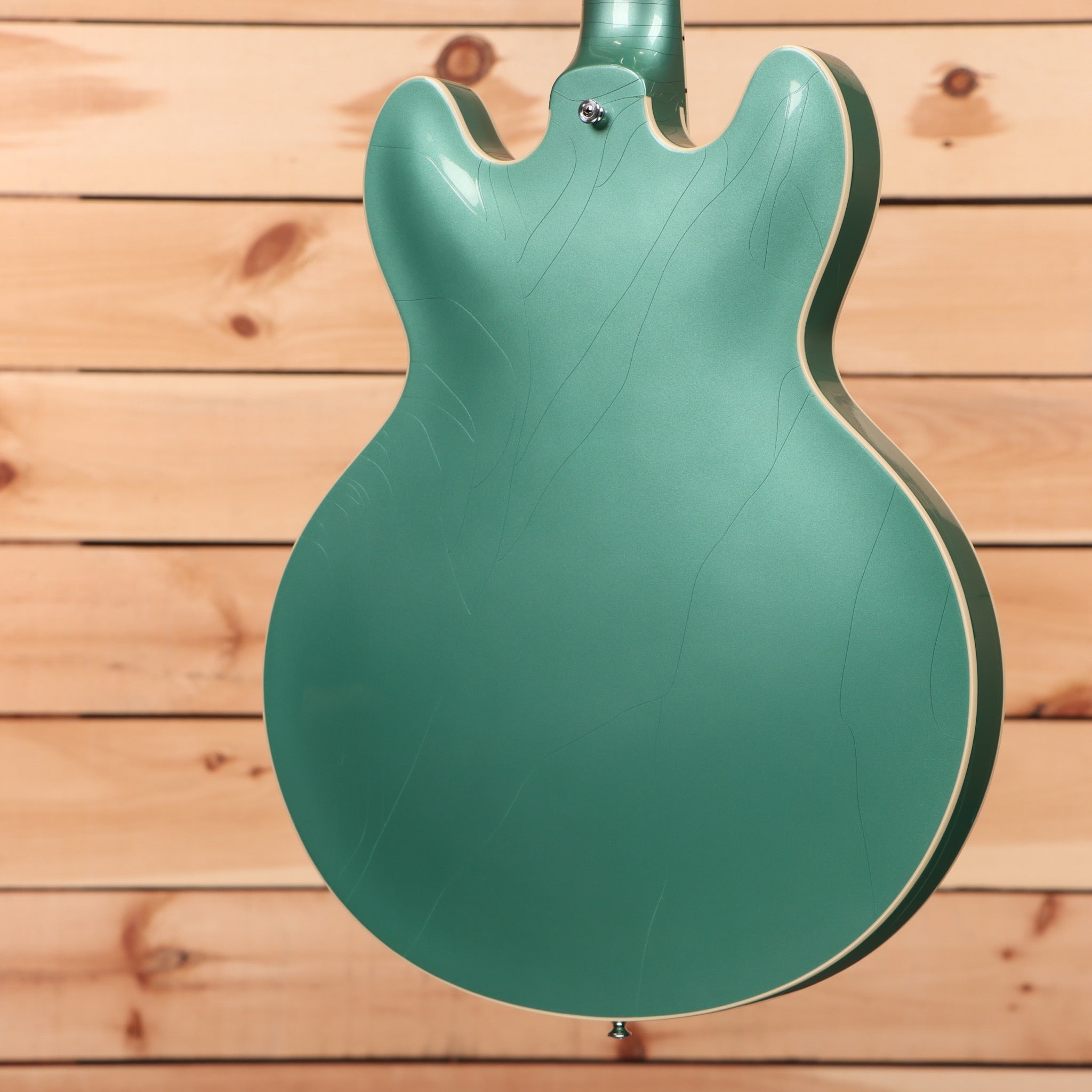 Gibson PSL 1964 ES-335 semi-hollow electric guitar Kerry Green two-tone with cream binding