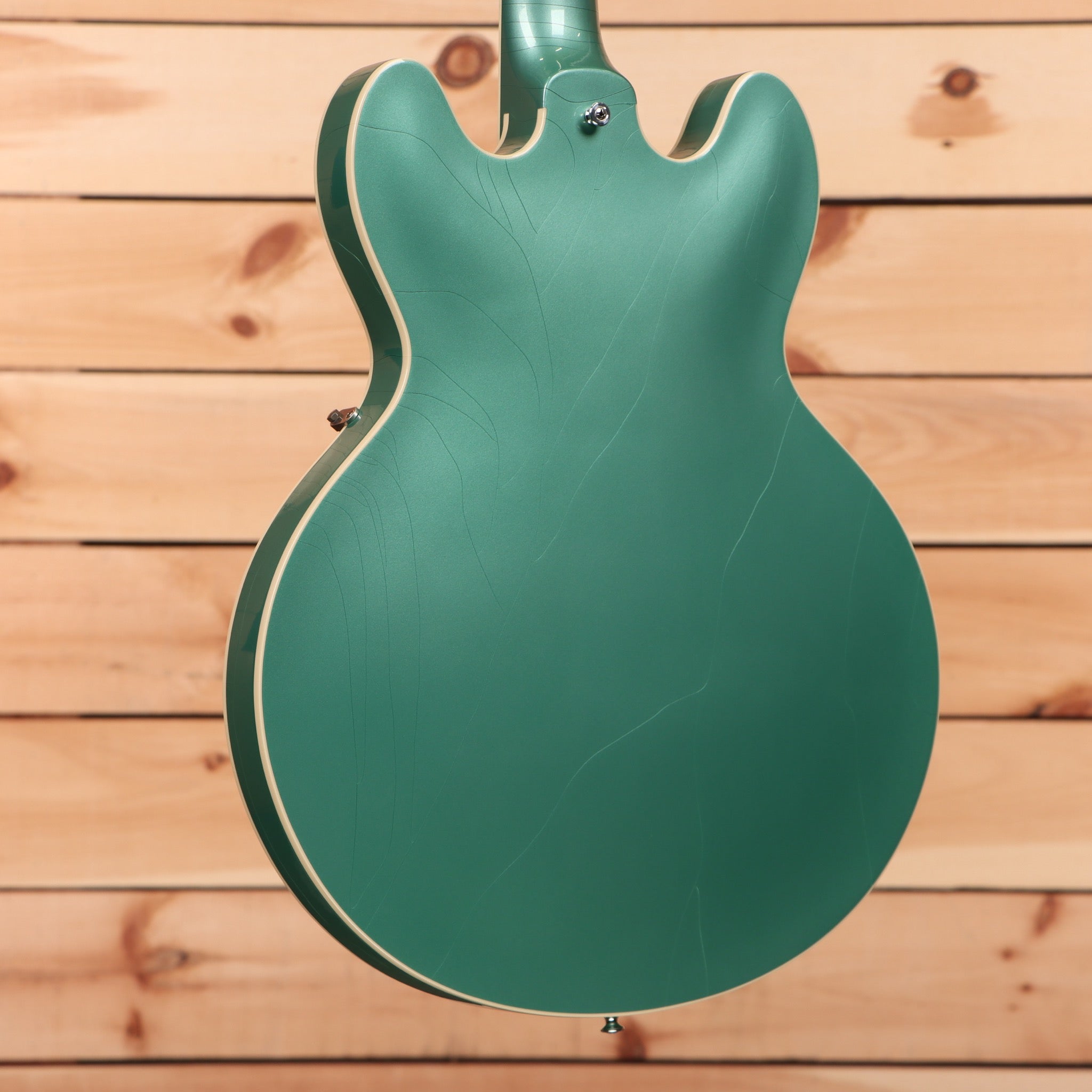 Gibson PSL-1964 ES-335 semi-hollow electric guitar Kerry Green aged finish with cream binding and f-holes