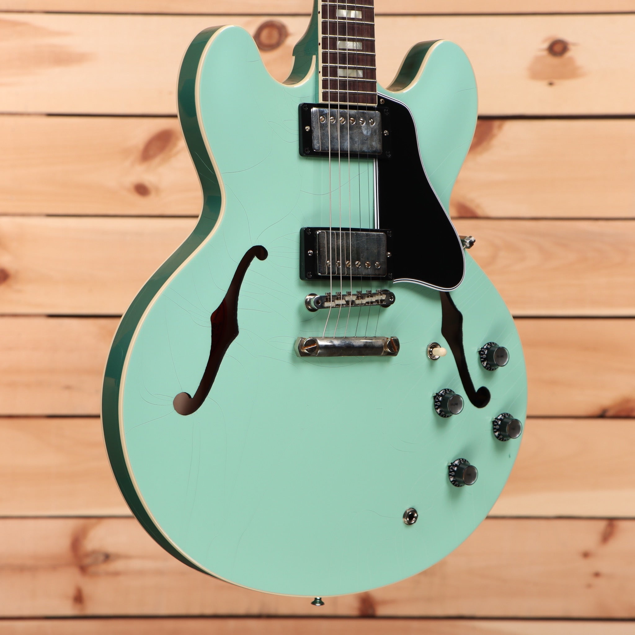 Gibson PSL 1964 ES335 Ultra-Light semi-hollow electric guitar Kerry Green with dual humbuckers