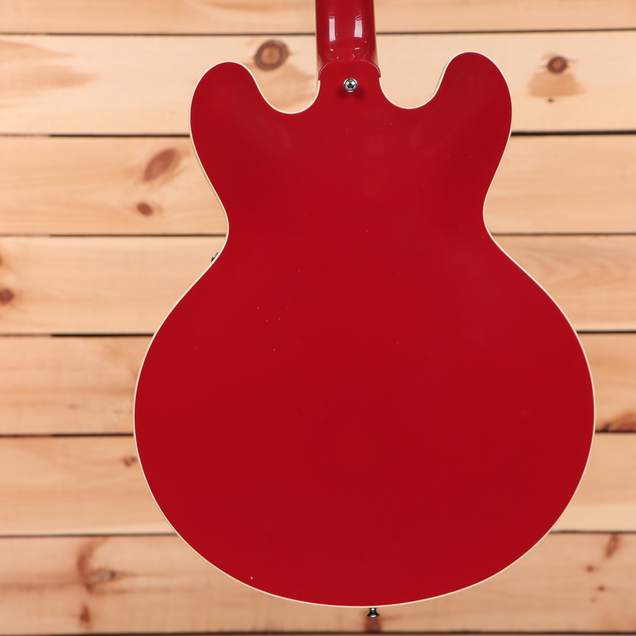 Gibson 1959 ES-335 semi-hollow electric guitar Cardinal Red with f-holes and elegant curves