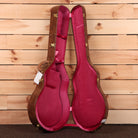 Gibson 1959 ES-335 semi-hollow electric guitar Cardinal Red with aged finish and burgundy interior case