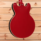 Gibson 1959 ES-335 semi-hollow electric guitar ultra-light aged cardinal red with white binding
