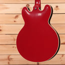 Gibson 1959 ES-335 semi-hollow electric guitar Cardinal Red with maple binding and f-holes