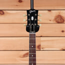 Gibson ES-335 semi-hollow electric guitar Cardinal Red/Black with cream tuning pegs and rosewood fretboard