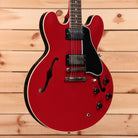 Gibson 1959 ES-335 semi-hollow electric guitar Cardinal Red with dual humbuckers and f-holes
