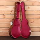 Gibson 1959 ES-335 semi-hollow electric guitar Cardinal Red with aged finish and burgundy velvet case interior