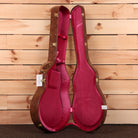 Gibson 1959 ES-335 semi-hollow electric guitar Cardinal Red with aged finish and burgundy velvet case interior