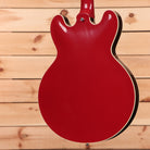 Gibson 1959 ES-335 semi-hollow electric guitar cardinal red with aged finish and f-holes