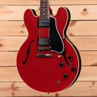 Gibson 1959 ES-335 semi-hollow electric guitar Cardinal Red with f-holes and dual humbuckers