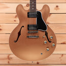 Gibson PSL-1961 ES-335 semi-hollow electric guitar Aged Copper with dual humbuckers and f-holes