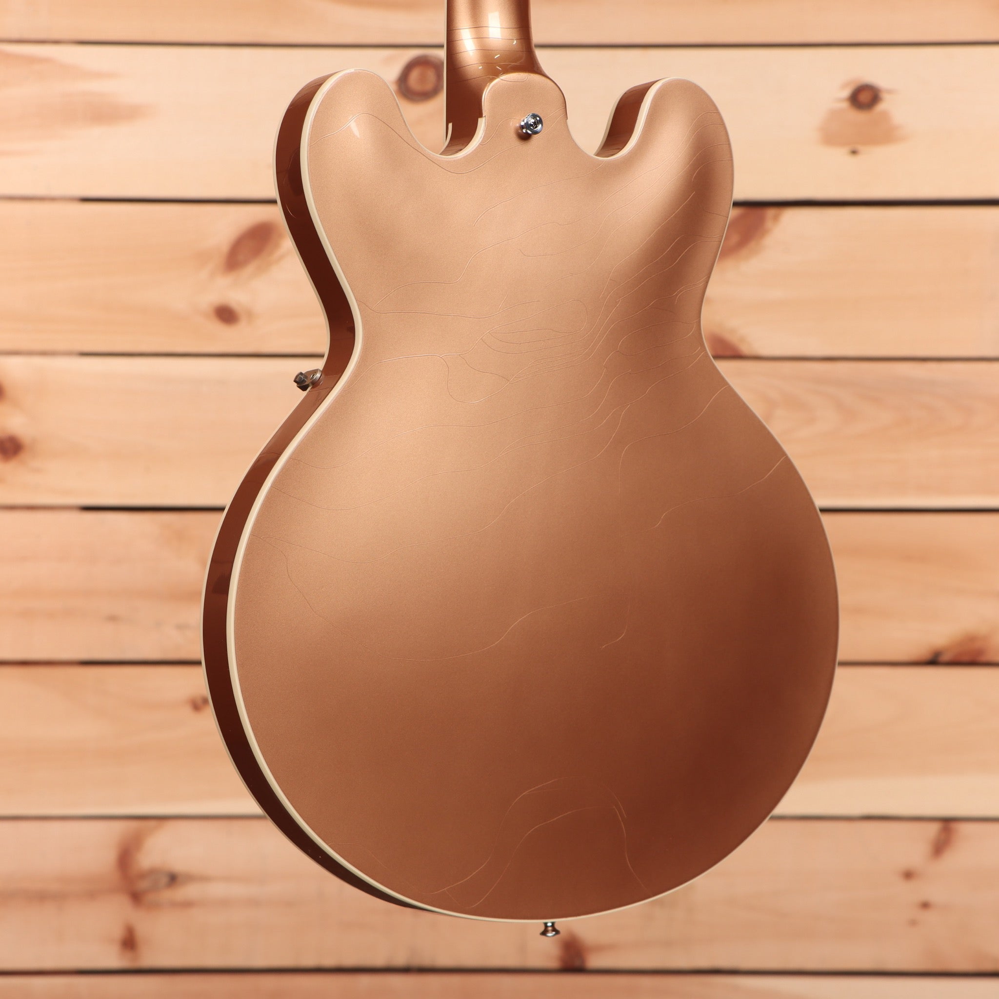 Gibson PSL-1961 ES-335 semi-hollow electric guitar aged copper finish with white binding and f-holes