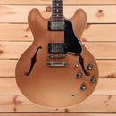 Gibson PSL-1961 ES-335 semi-hollow electric guitar Aged Copper with dual humbuckers and f-holes