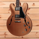 Gibson PSL-1961 ES-335 semi-hollow electric guitar aged copper with dual humbuckers and f-holes