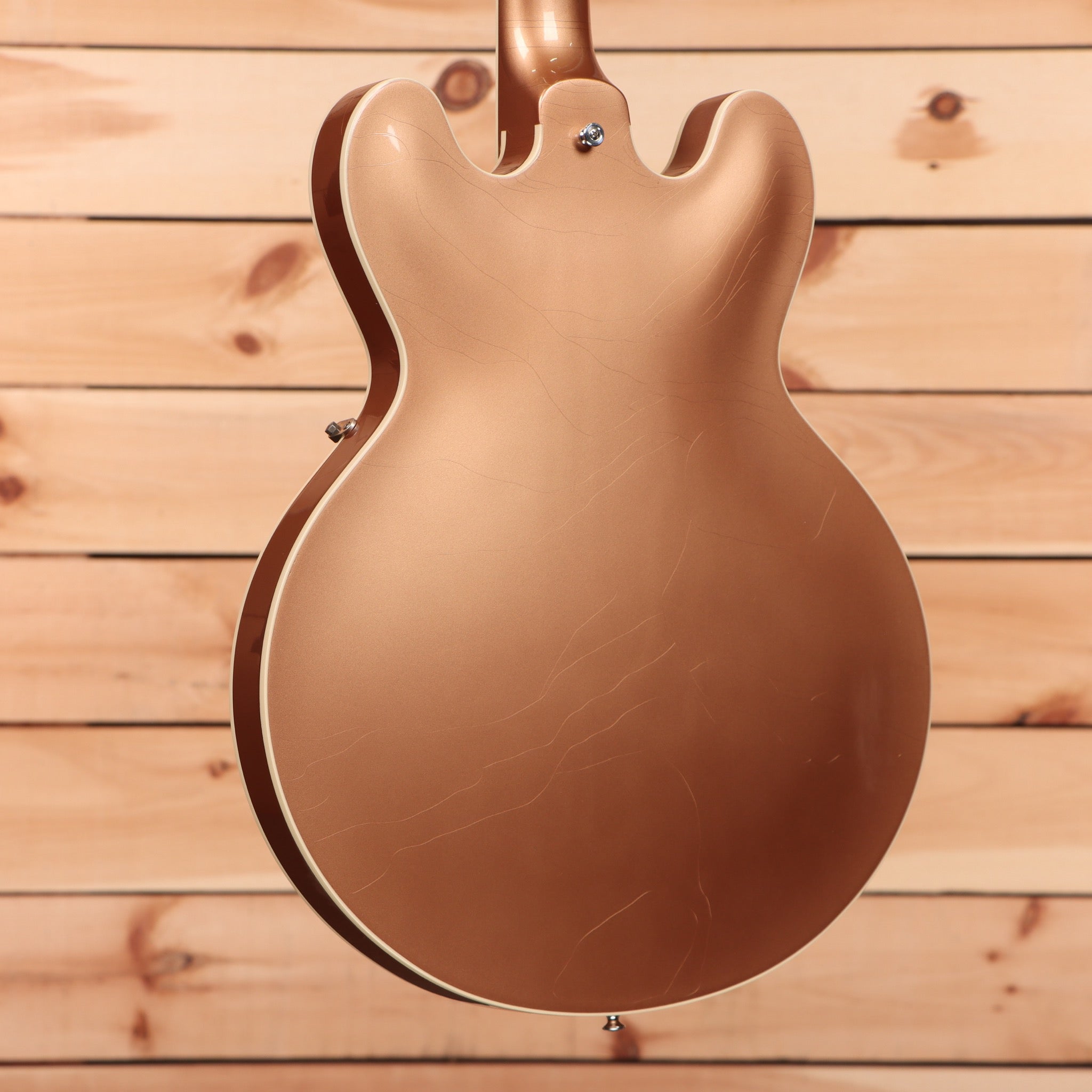 Gibson PSL-1961 ES-335 semi-hollow electric guitar Aged Copper with white binding and f-holes