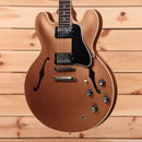 Gibson PSL-1961 ES-335 semi-hollow electric guitar Aged Copper with dual humbuckers and f-holes