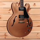 Gibson PSL-1961 ES-335 semi-hollow body electric guitar Aged Copper with dual humbuckers and f-holes