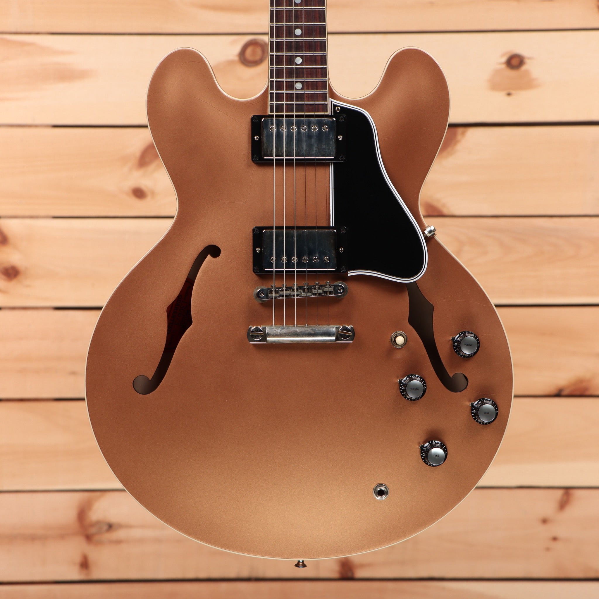 Gibson PSL-1961 ES-335 semi-hollow electric guitar Aged Copper with dual humbuckers