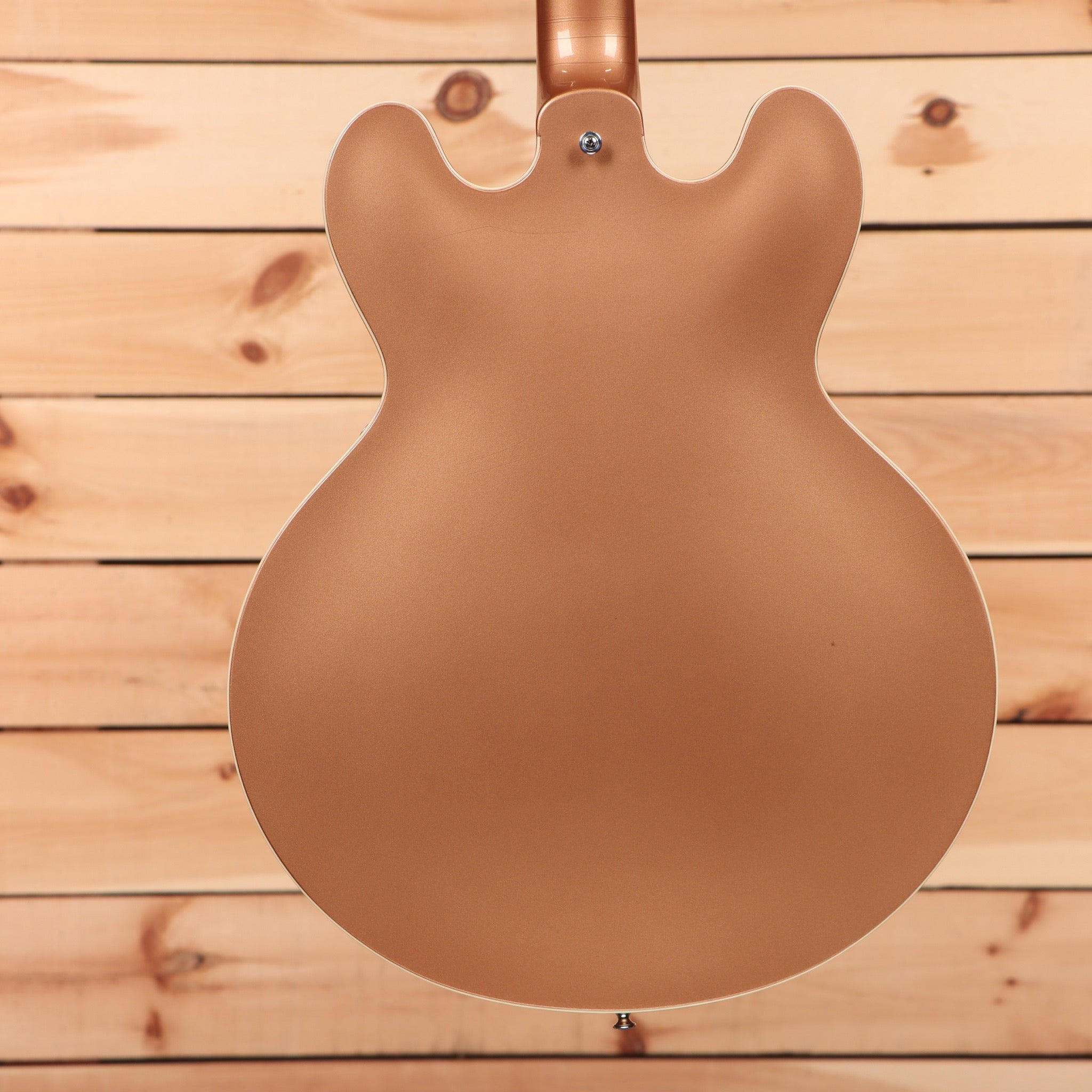 Gibson PSL-1961 ES-335 semi-hollow electric guitar Aged Copper with rounded cutaway body