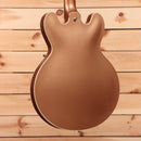 Gibson ES-335 Ultra-Light semi-hollow electric guitar Aged Copper with white binding and single cutaway
