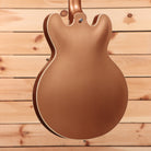 Gibson ES-335 Ultra-Light semi-hollow electric guitar Aged Copper with white binding and single cutaway