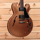 Gibson PSL-1961 ES-335 semi-hollow electric guitar aged copper with dual humbuckers and f-holes