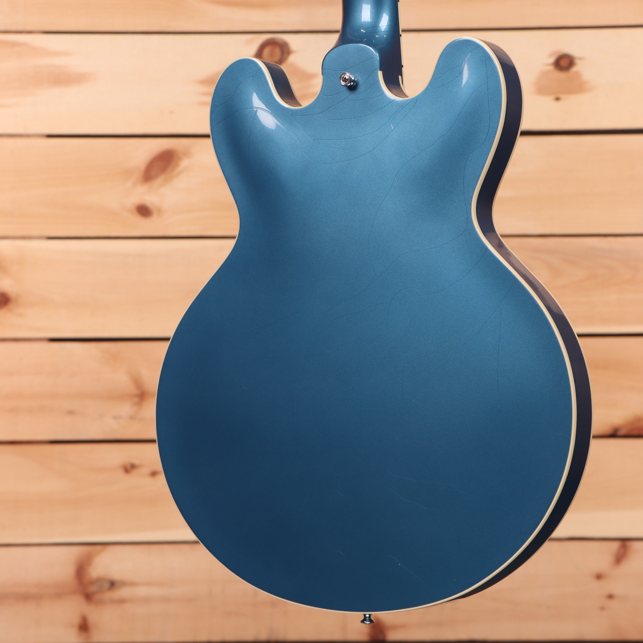 Gibson PSL-1961 ES-335 semi-hollow electric guitar Frost Blue with cream binding and f-holes