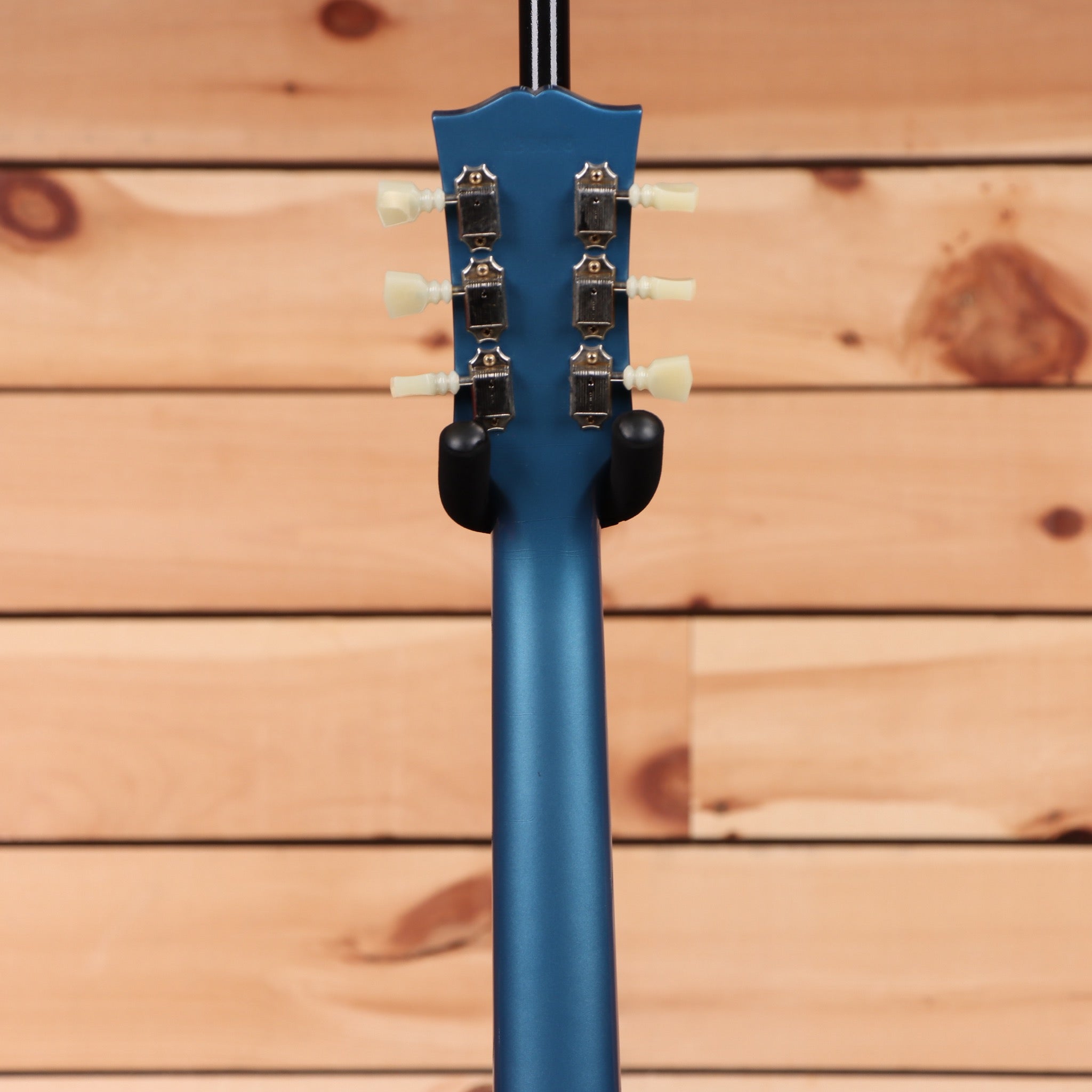 Gibson PSL-1961 ES-335 semi-hollow electric guitar Frost Blue with dual humbuckers and black pickguard
